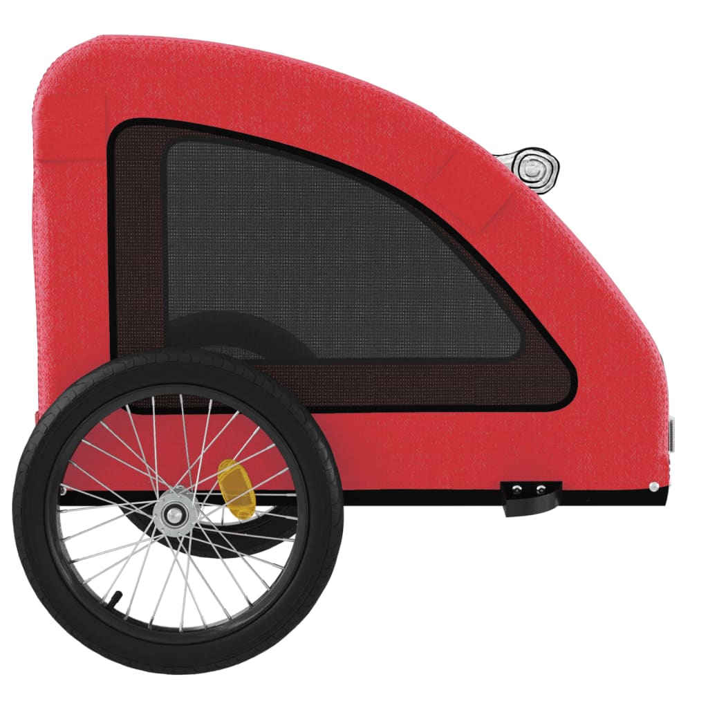 vidaXL Pet Bike Trailer Dog Bicycle Cargo Stroller Oxford Fabric and Iron